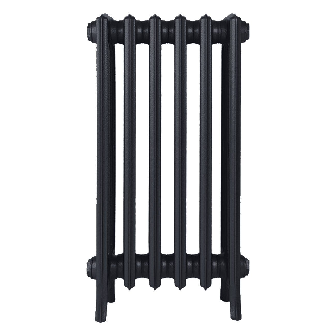 Grace - Astral Grey Dark Cast Iron Column Radiator H700mm x W393mm 4 Column - Wall Hung