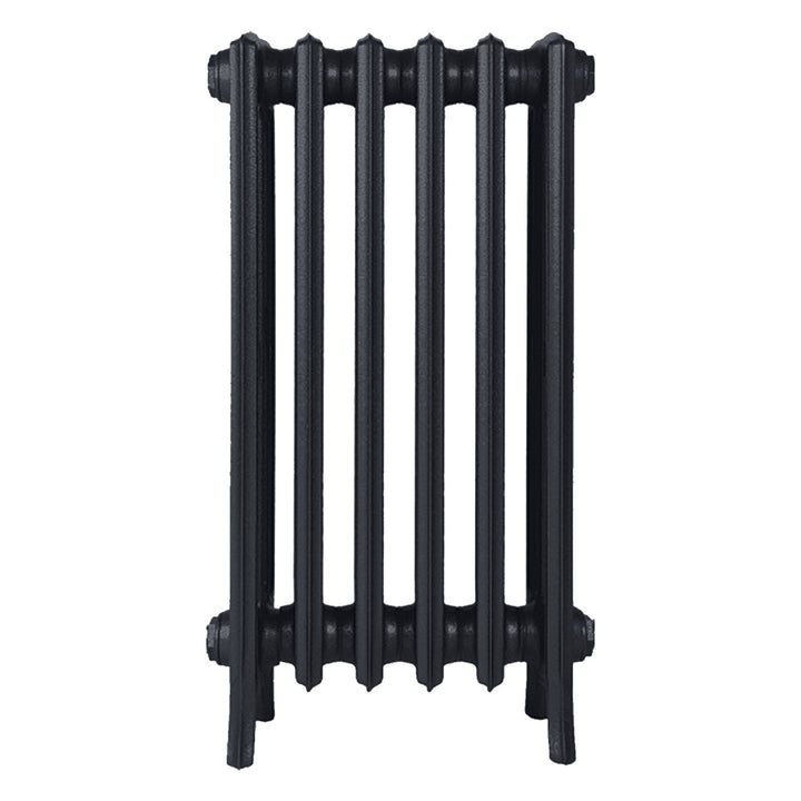 Grace - Astral Grey Dark Cast Iron Column Radiator H700mm x W393mm 4 Column - Wall Hung