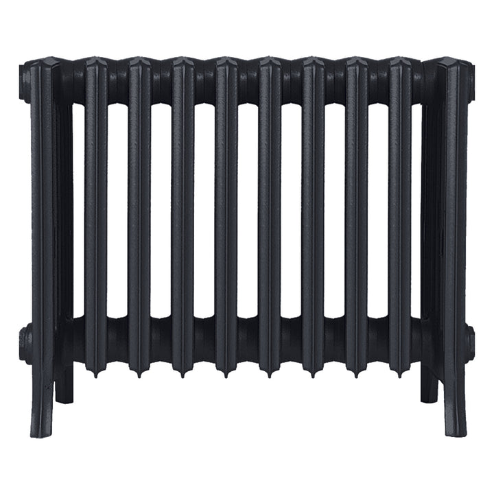 Grace - Astral Grey Dark Cast Iron Column Radiator H450mm x W635mm 6 Column - Wall Hung