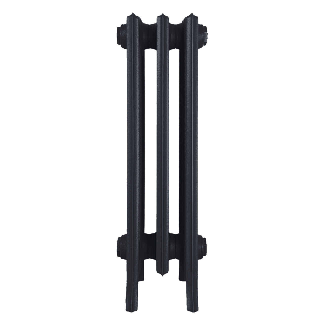 Grace - Astral Grey Dark Cast Iron Column Radiator H600mm x W212mm 6 Column - Wall Hung