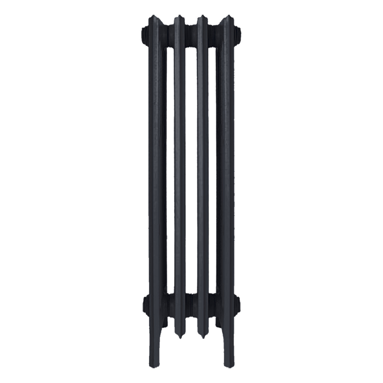 Grace - Astral Grey Dark Cast Iron Column Radiator H950mm x W272mm 6 Column - Floor Standing