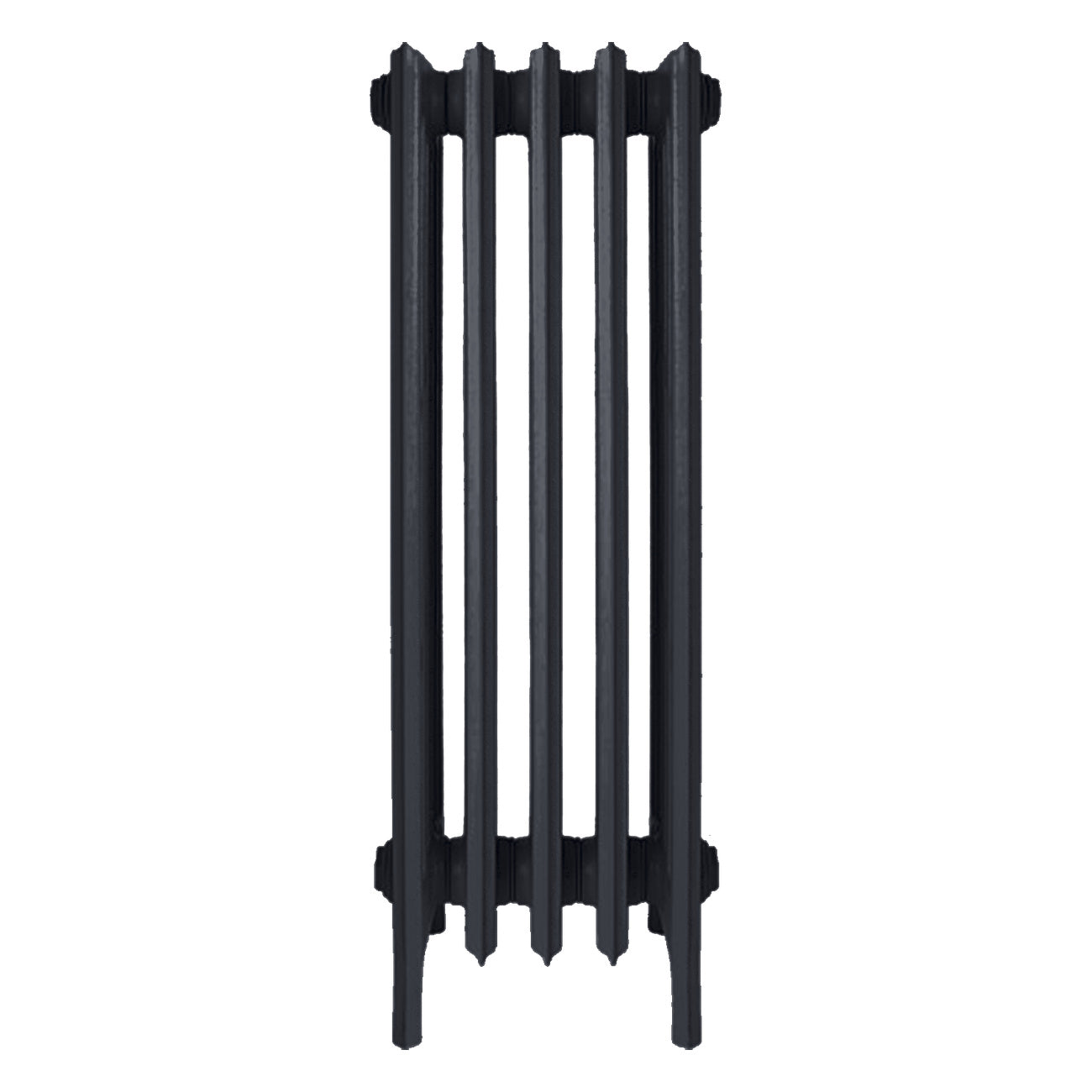 Grace - Astral Grey Dark Cast Iron Column Radiator H900mm x W333mm 6 Column - Wall Hung