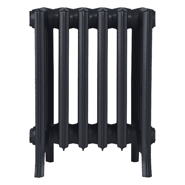 Grace - Astral Grey Dark Cast Iron Column Radiator H450mm x W393mm 6 Column - Wall Hung