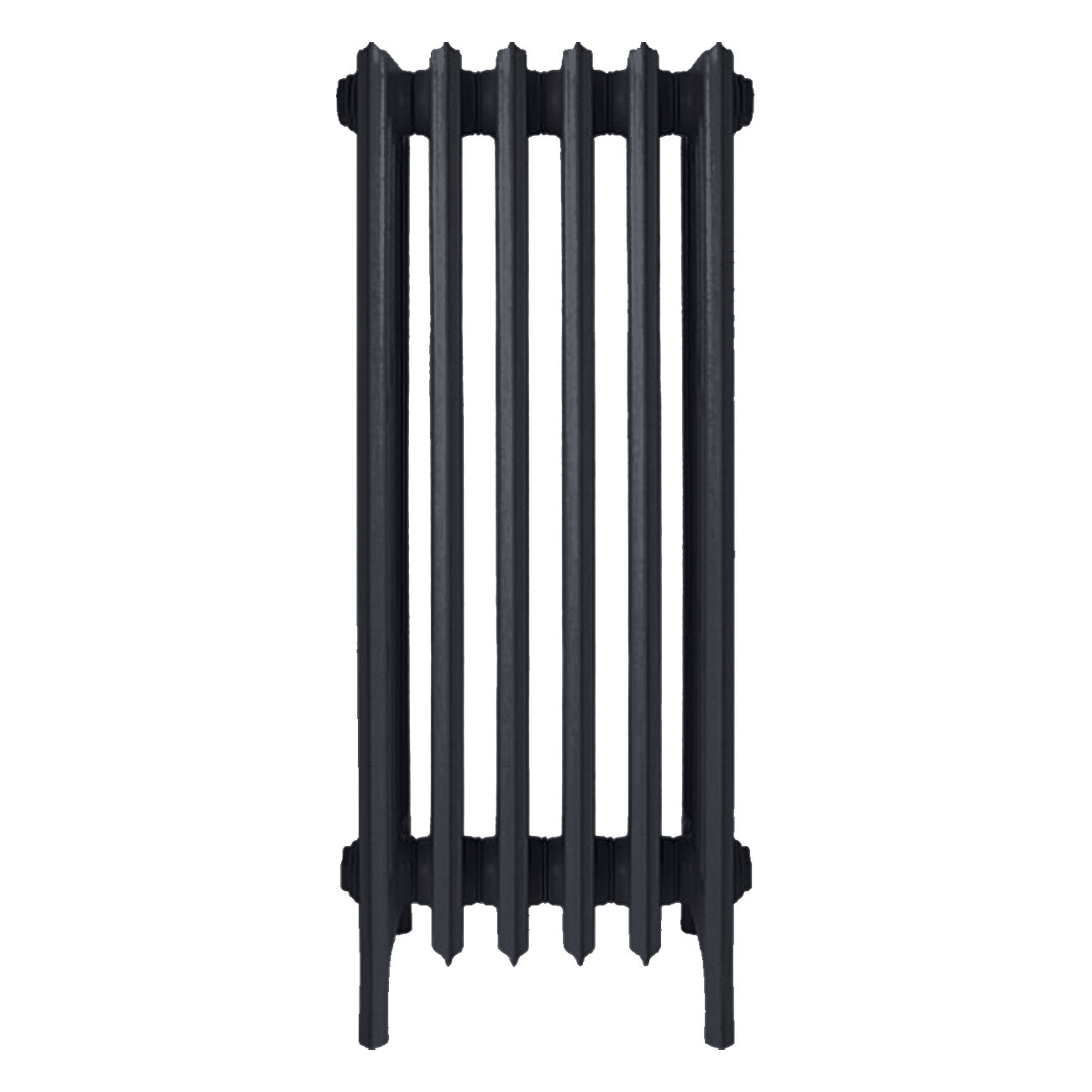 Grace - Astral Grey Dark Cast Iron Column Radiator H950mm x W393mm 6 Column - Floor Standing
