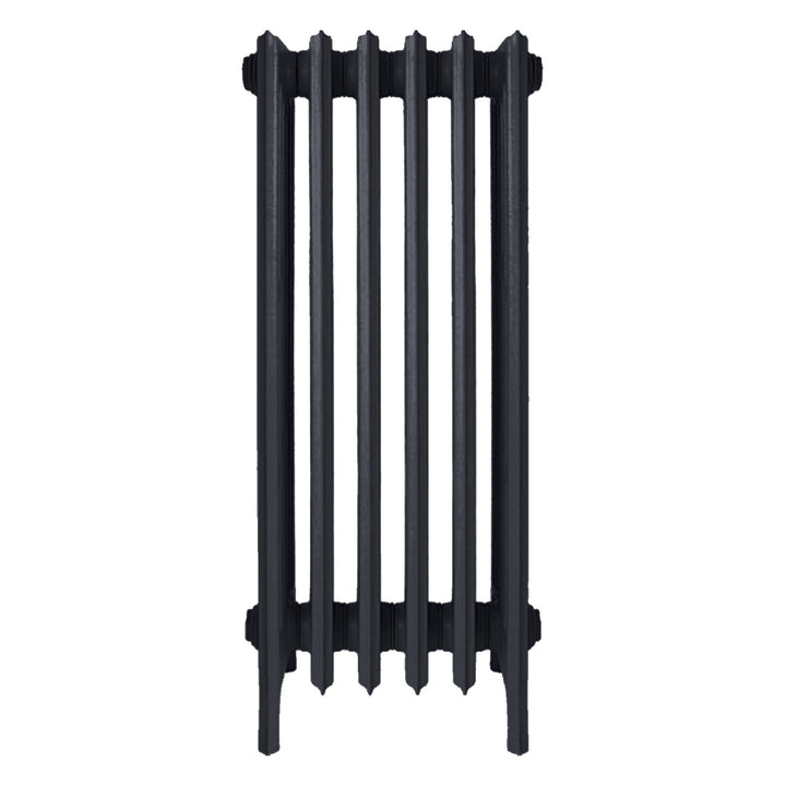 Grace - Astral Grey Dark Cast Iron Column Radiator H950mm x W393mm 6 Column - Floor Standing