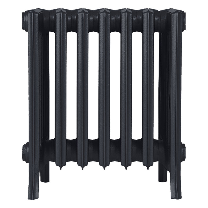 Grace - Astral Grey Dark Cast Iron Column Radiator H450mm x W454mm 6 Column - Wall Hung