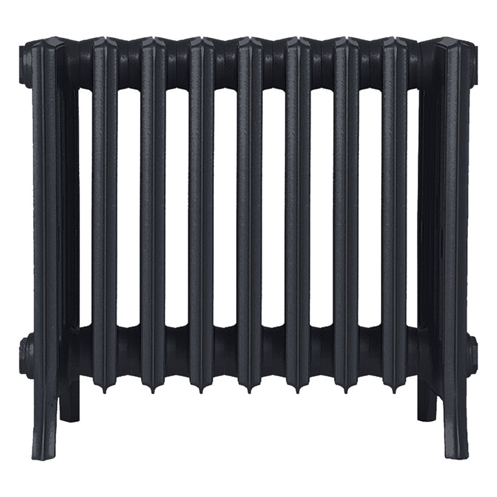 Grace - Astral Grey Dark Cast Iron Column Radiator H450mm x W575mm 6 Column - Wall Hung
