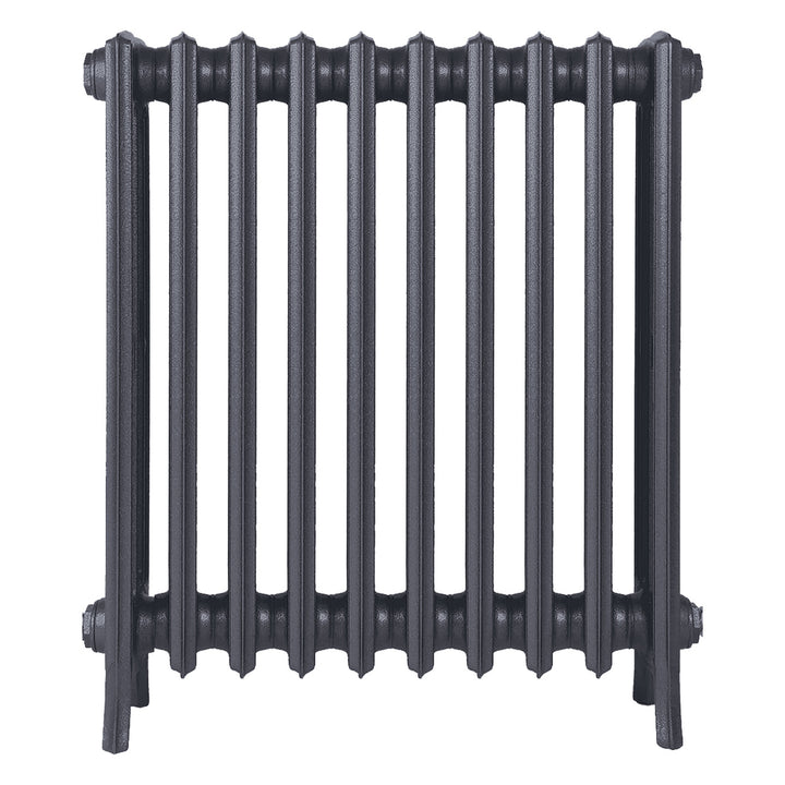 Grace - Astral Grey Mid Cast Iron Column Radiator H700mm x W635mm 4 Column - Wall Hung
