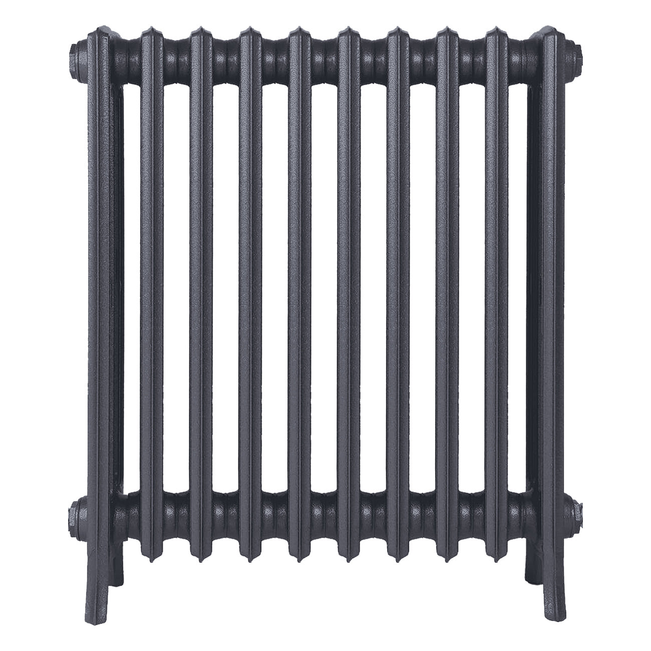Grace - Astral Grey Mid Cast Iron Column Radiator H700mm x W635mm 4 Column - Wall Hung