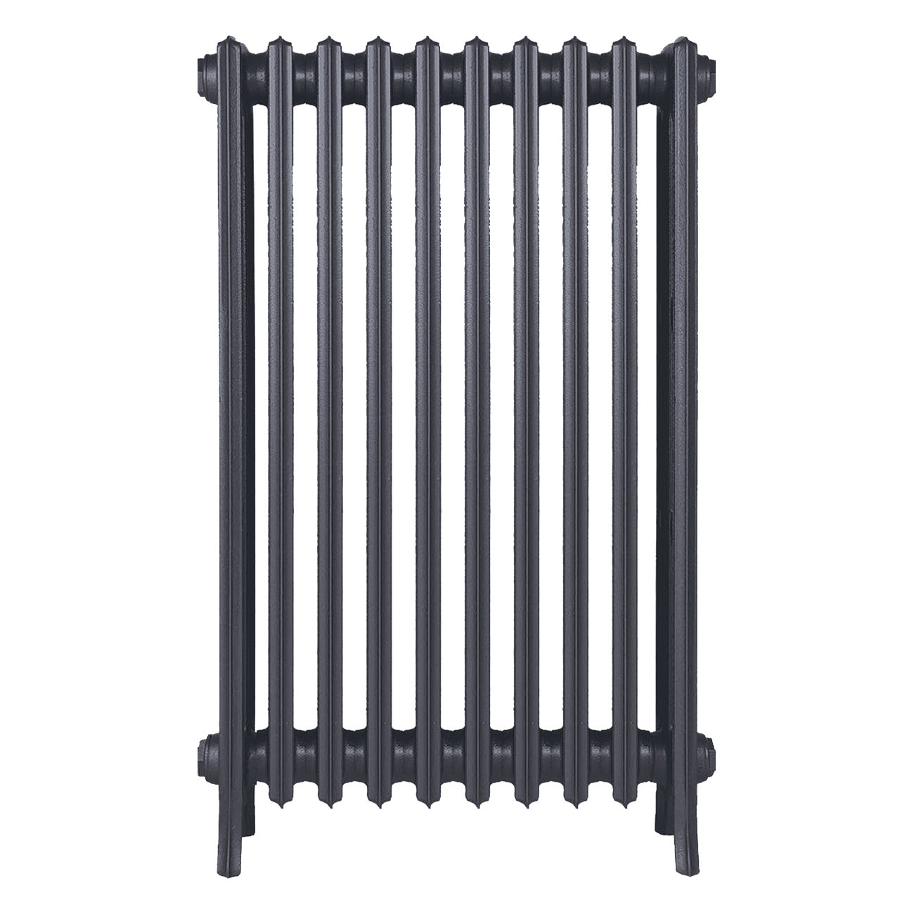Grace - Astral Grey Mid Cast Iron Column Radiator H950mm x W635mm 4 Column - Floor Standing