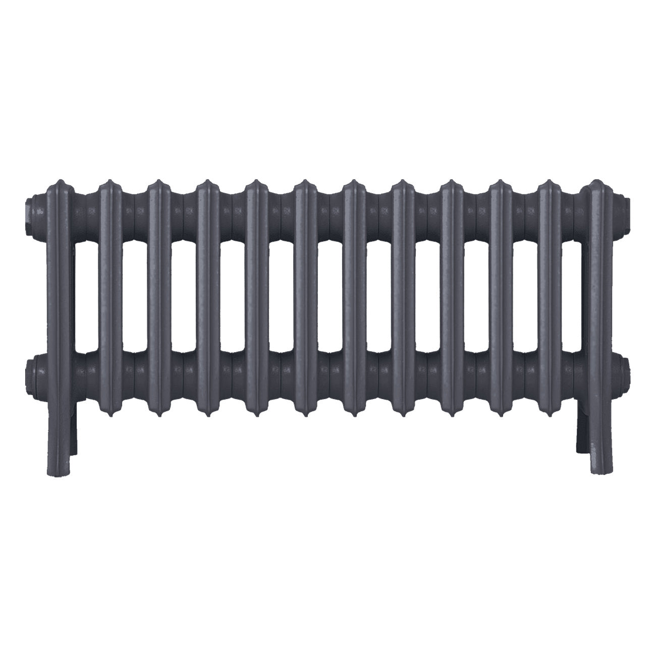 Grace - Astral Grey Mid Cast Iron Column Radiator H300mm x W756mm 4 Column - Wall Hung