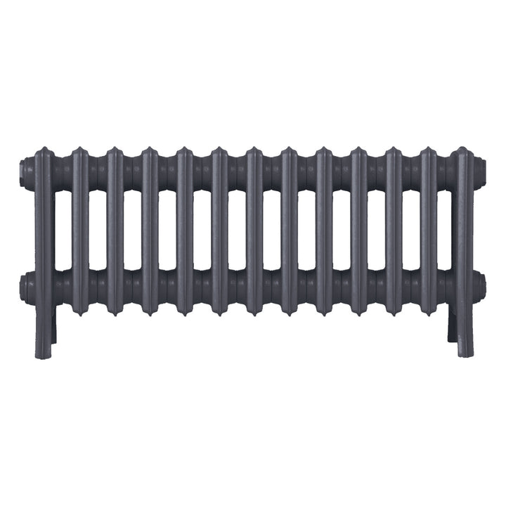Grace - Astral Grey Mid Cast Iron Column Radiator H300mm x W817mm 4 Column - Wall Hung