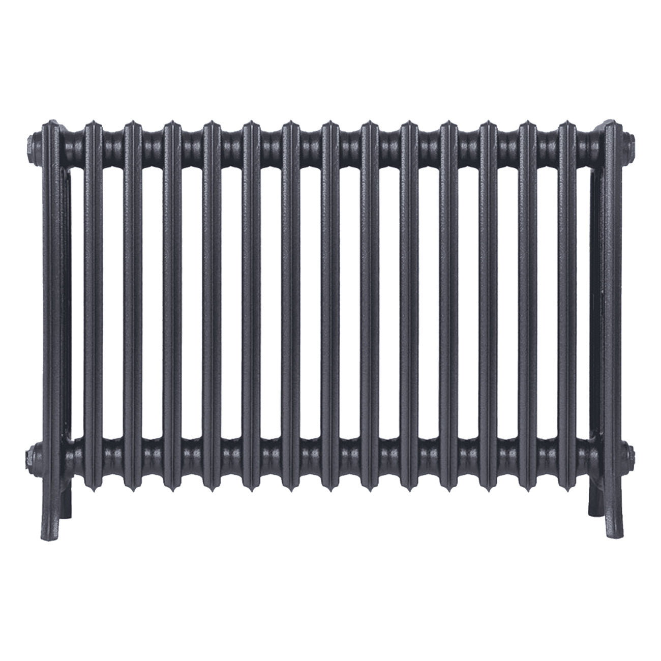 Grace - Astral Grey Mid Cast Iron Column Radiator H600mm x W938mm 4 Column - Wall Hung