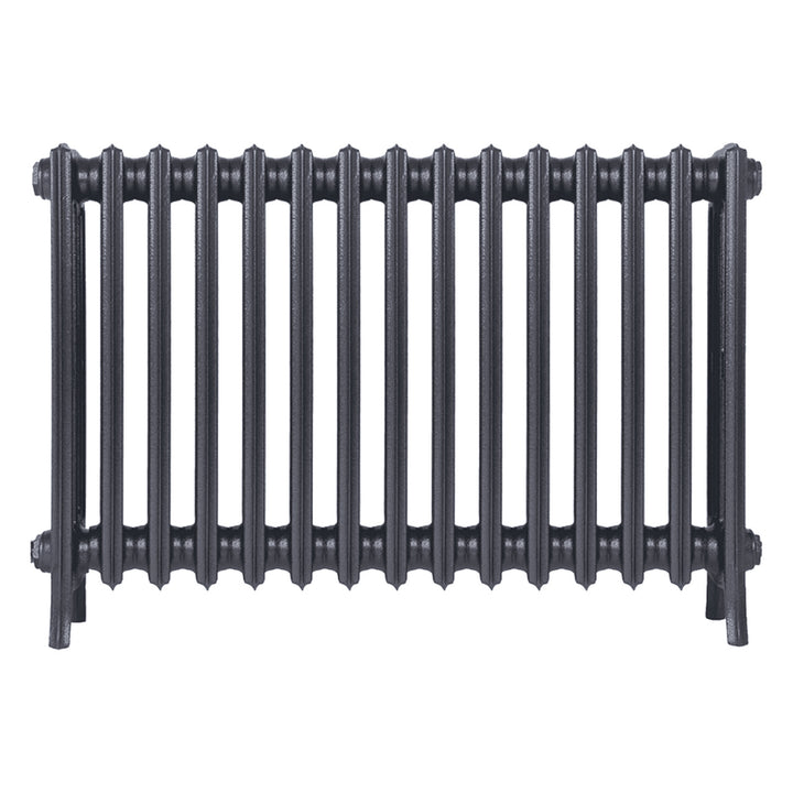 Grace - Astral Grey Mid Cast Iron Column Radiator H600mm x W938mm 4 Column - Wall Hung