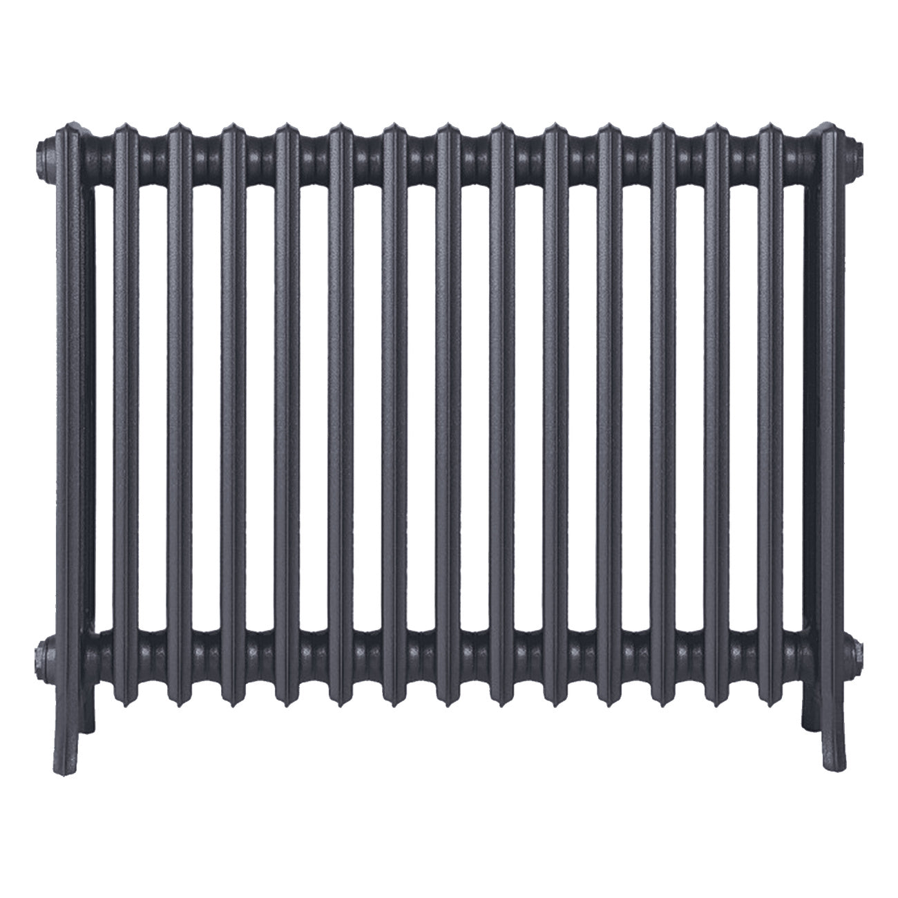 Grace - Astral Grey Mid Cast Iron Column Radiator H700mm x W938mm 4 Column - Wall Hung