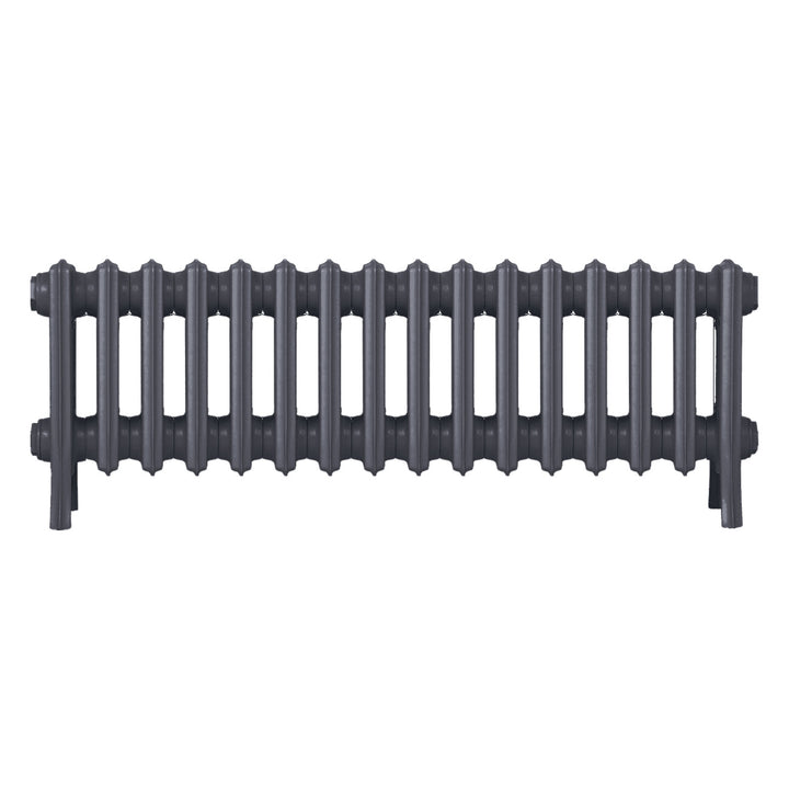 Grace - Astral Grey Mid Cast Iron Column Radiator H300mm x W998mm 4 Column - Wall Hung