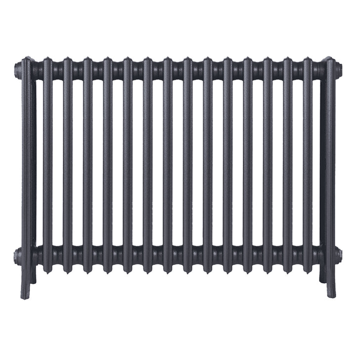 Grace - Astral Grey Mid Cast Iron Column Radiator H700mm x W998mm 4 Column - Wall Hung