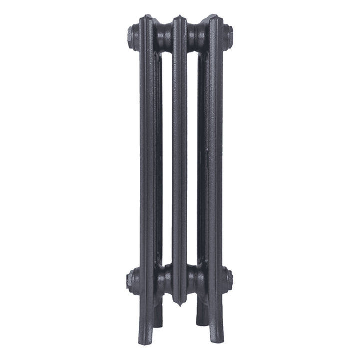 Grace - Astral Grey Mid Cast Iron Column Radiator H650mm x W212mm 4 Column - Floor Standing