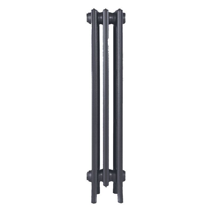 Grace - Astral Grey Mid Cast Iron Column Radiator H950mm x W212mm 4 Column - Floor Standing
