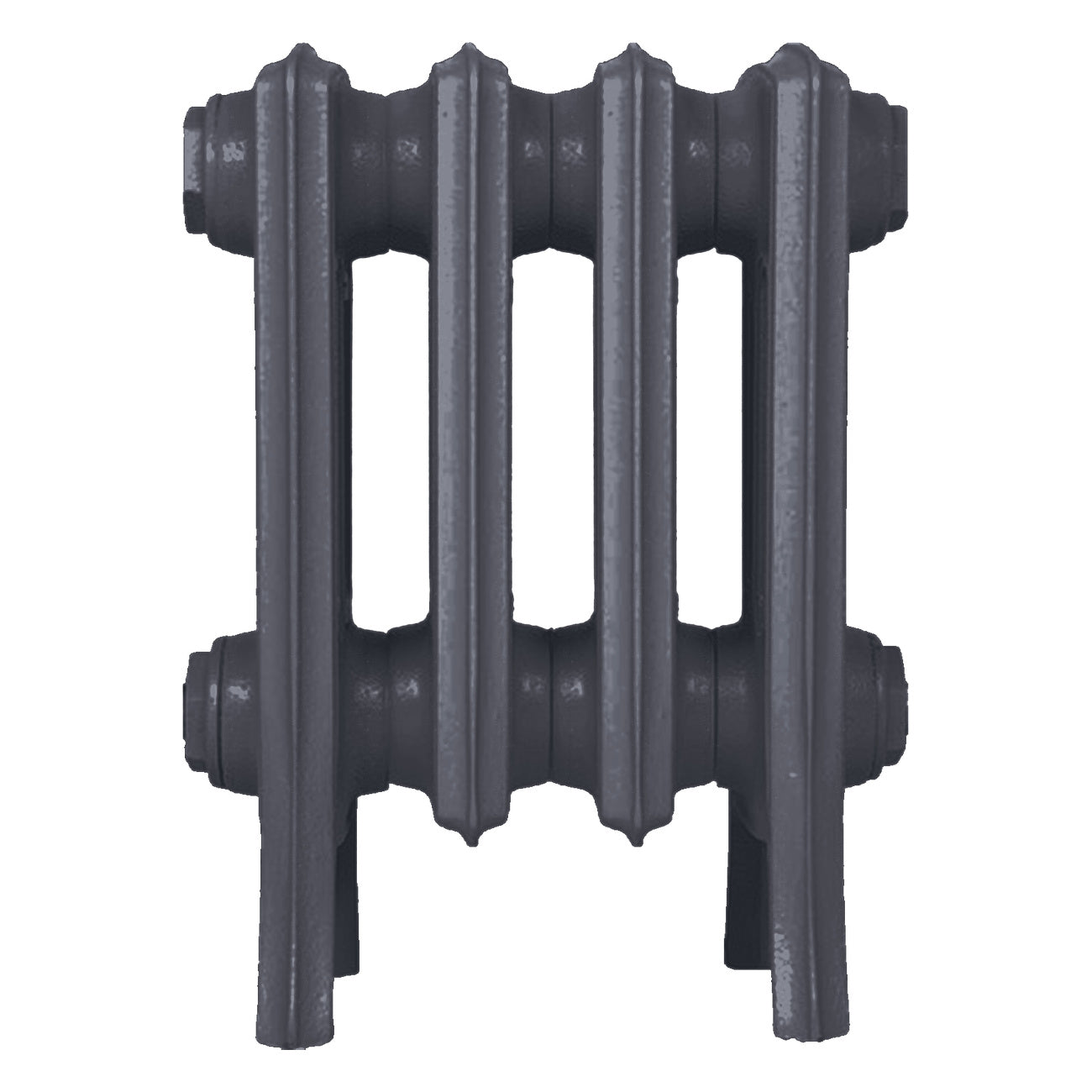 Grace - Astral Grey Mid Cast Iron Column Radiator H350mm x W272mm 4 Column - Floor Standing