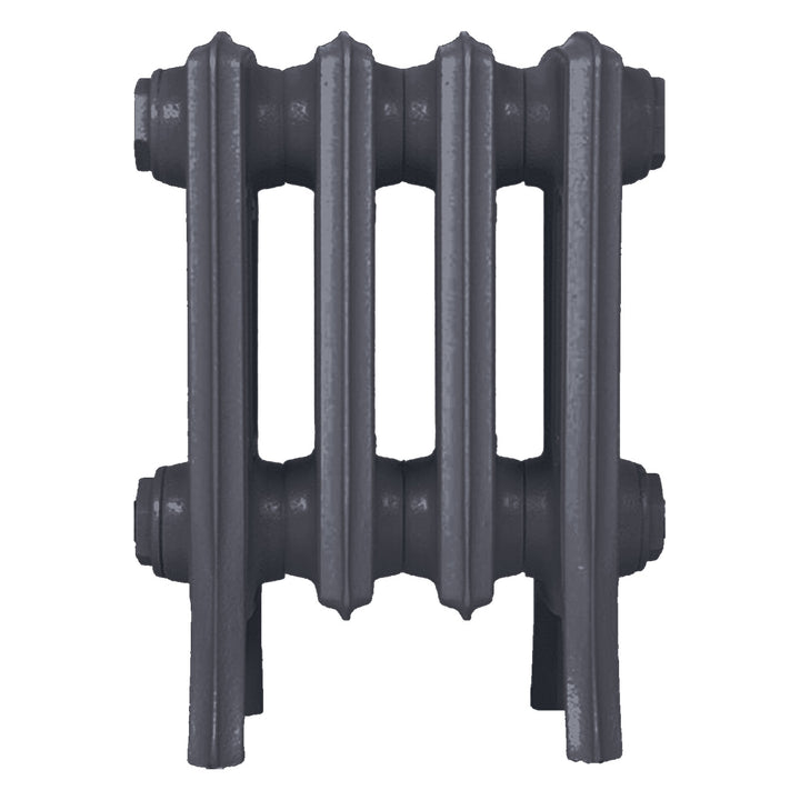 Grace - Astral Grey Mid Cast Iron Column Radiator H350mm x W272mm 4 Column - Floor Standing