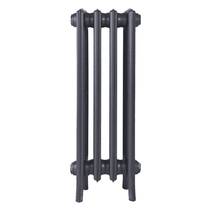 Grace - Astral Grey Mid Cast Iron Column Radiator H700mm x W272mm 4 Column - Wall Hung