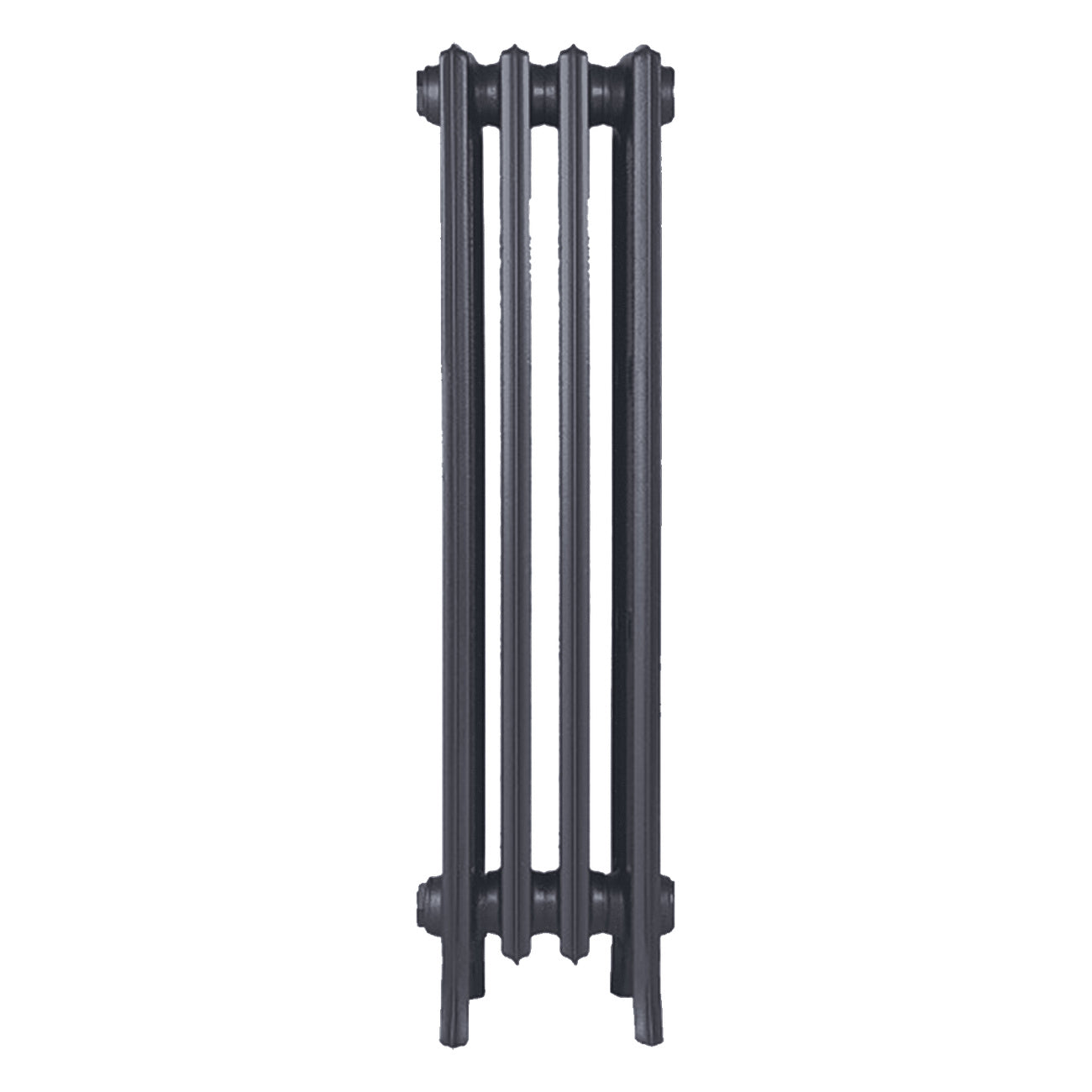 Grace - Astral Grey Mid Cast Iron Column Radiator H898mm x W272mm 4 Column - Wall Hung