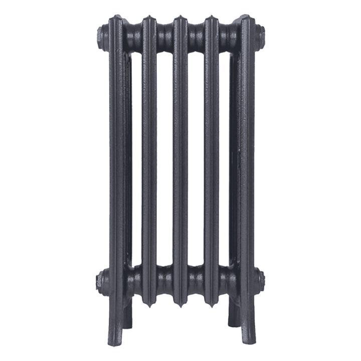 Grace - Astral Grey Mid Cast Iron Column Radiator H600mm x W333mm 4 Column - Wall Hung