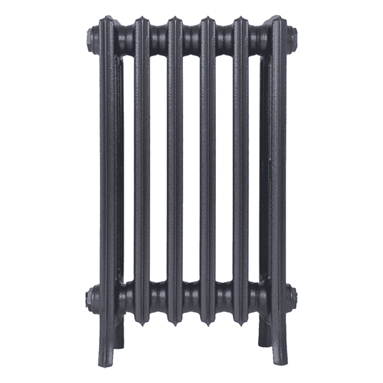 Grace - Astral Grey Mid Cast Iron Column Radiator H600mm x W393mm 4 Column - Wall Hung