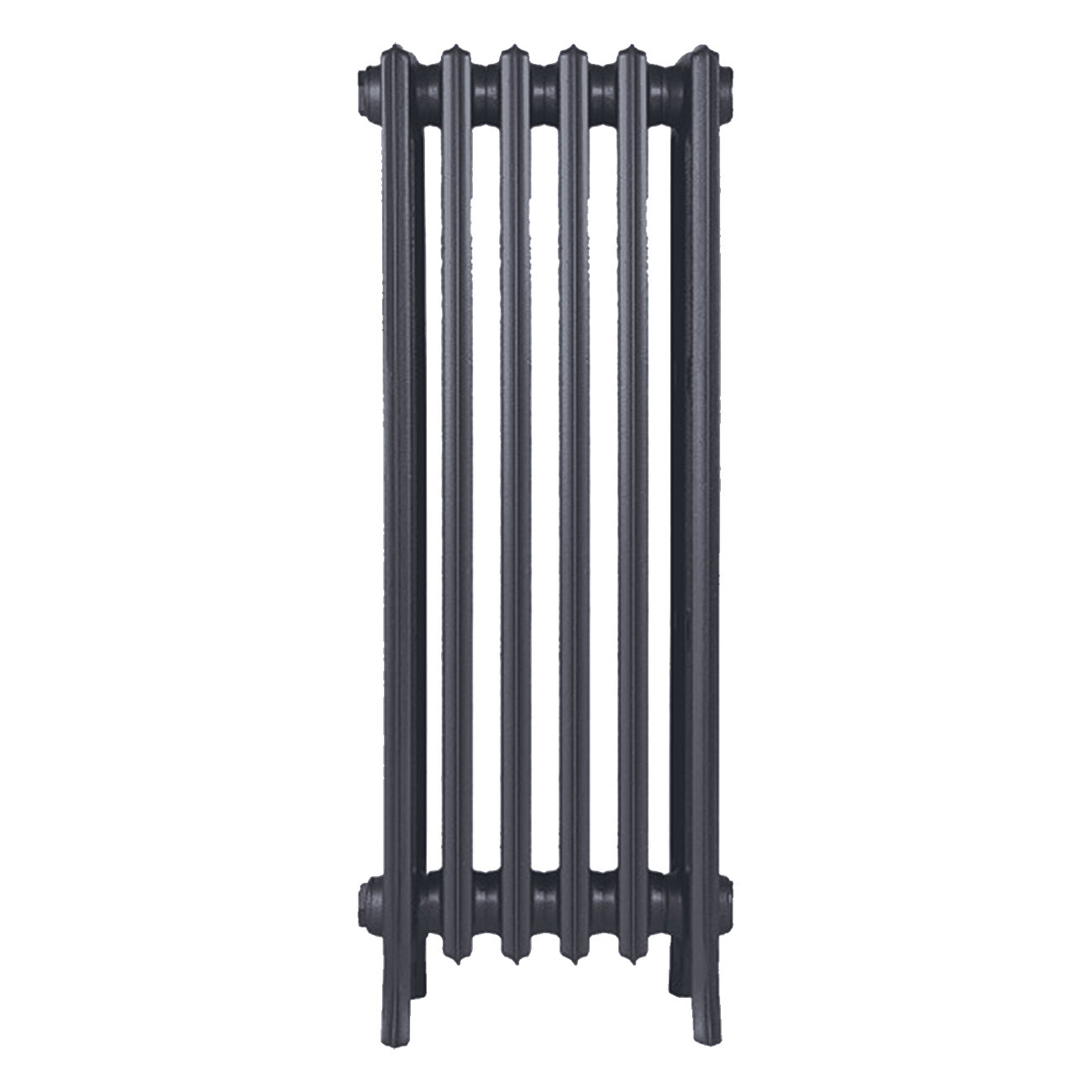 Grace - Astral Grey Mid Cast Iron Column Radiator H950mm x W393mm 4 Column - Floor Standing