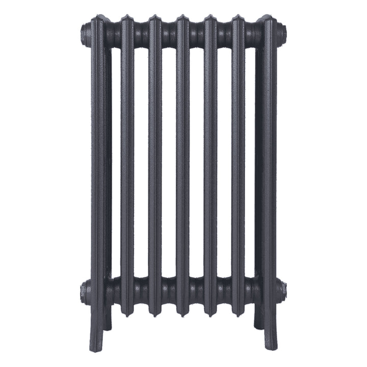 Grace - Astral Grey Mid Cast Iron Column Radiator H700mm x W454mm 4 Column - Wall Hung