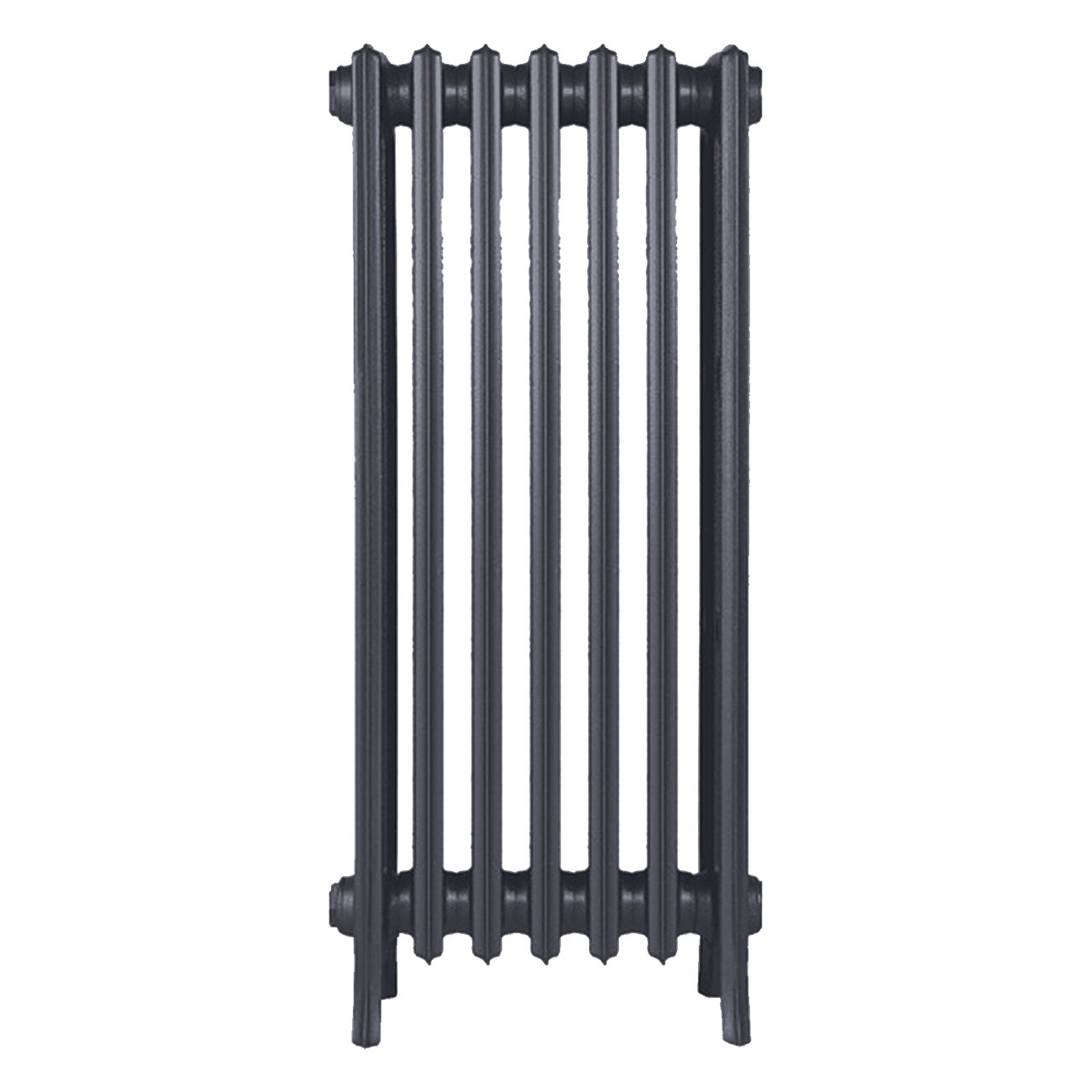 Grace - Astral Grey Mid Cast Iron Column Radiator H950mm x W454mm 4 Column - Floor Standing