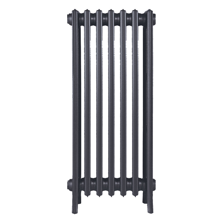 Grace - Astral Grey Mid Cast Iron Column Radiator H950mm x W454mm 4 Column - Floor Standing