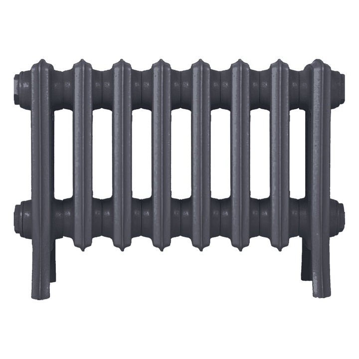 Grace - Astral Grey Mid Cast Iron Column Radiator H350mm x W514mm 4 Column - Floor Standing