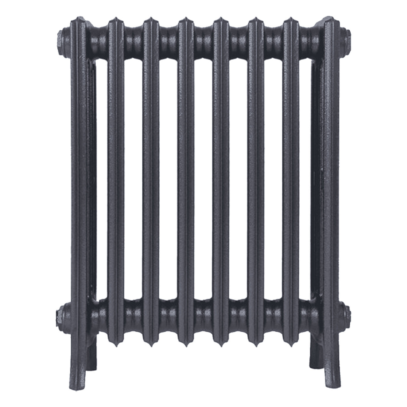 Grace - Astral Grey Mid Cast Iron Column Radiator H650mm x W514mm 4 Column - Floor Standing