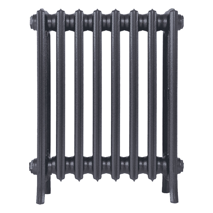 Grace - Astral Grey Mid Cast Iron Column Radiator H650mm x W514mm 4 Column - Floor Standing