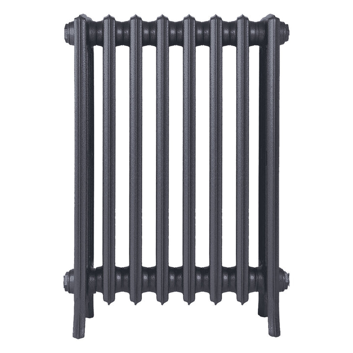 Grace - Astral Grey Mid Cast Iron Column Radiator H700mm x W514mm 4 Column - Wall Hung
