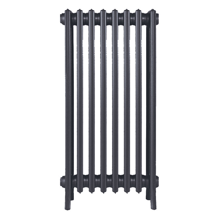 Grace - Astral Grey Mid Cast Iron Column Radiator H950mm x W514mm 4 Column - Floor Standing