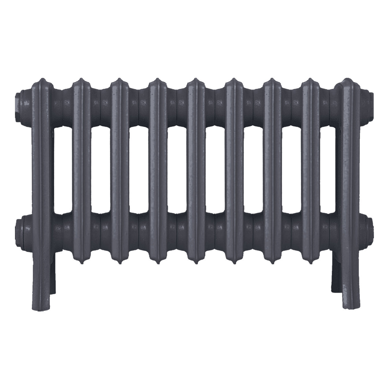 Grace - Astral Grey Mid Cast Iron Column Radiator H300mm x W575mm 4 Column - Wall Hung