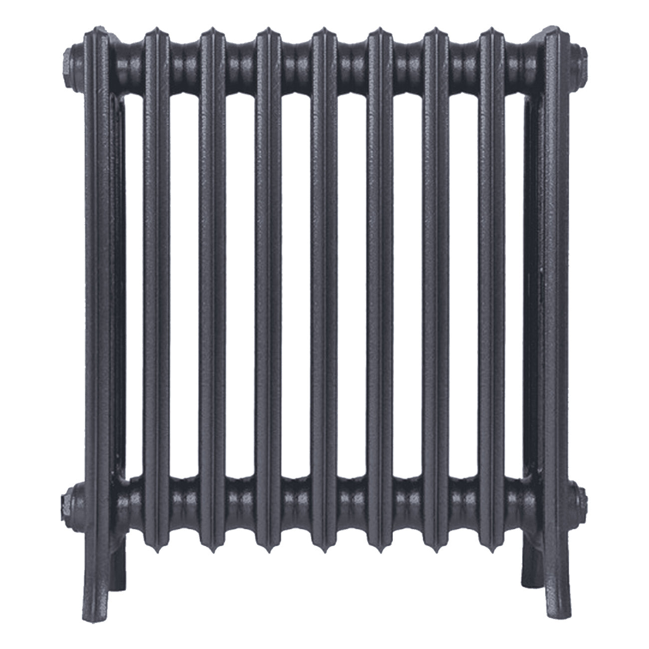 Grace - Astral Grey Mid Cast Iron Column Radiator H600mm x W575mm 4 Column - Wall Hung