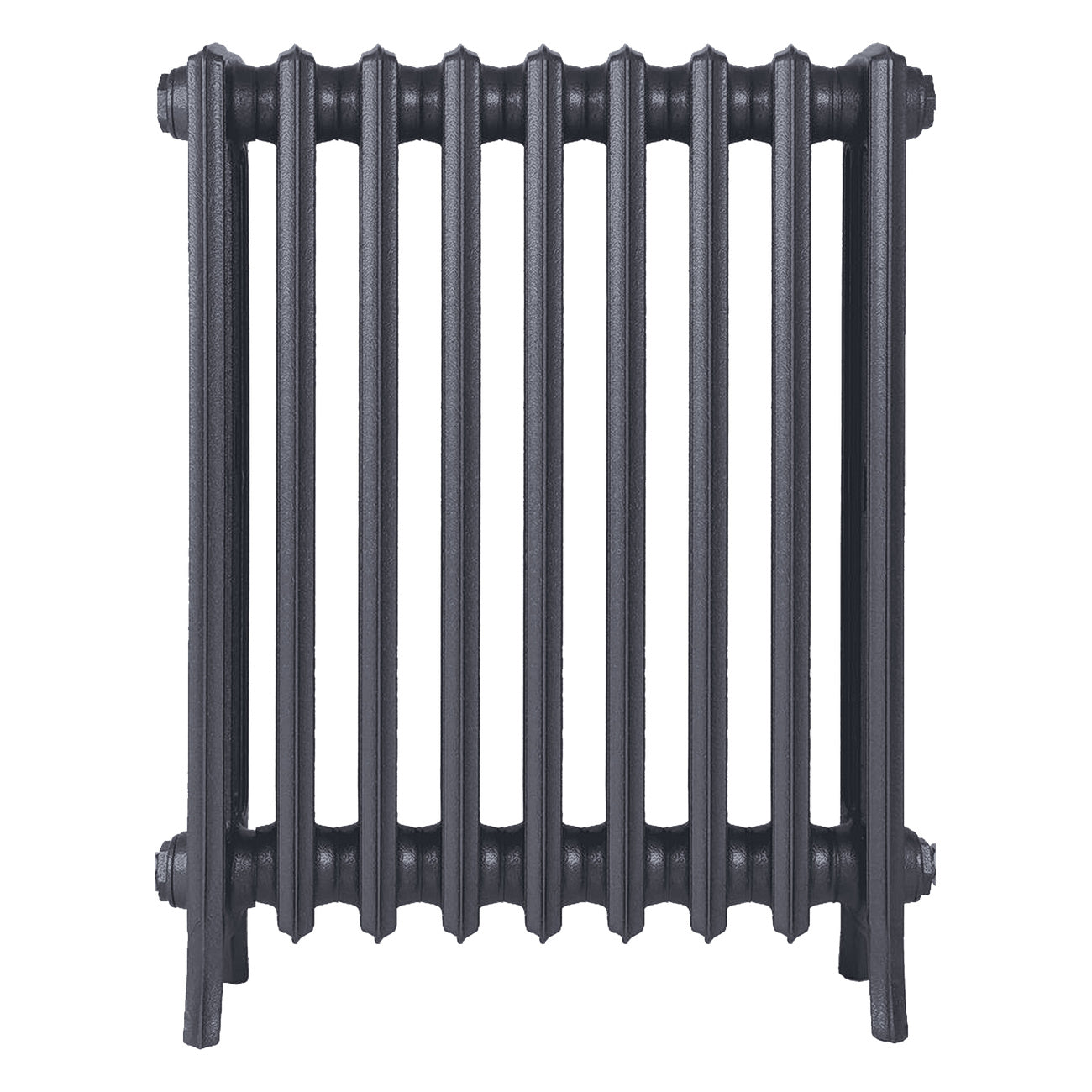 Grace - Astral Grey Mid Cast Iron Column Radiator H700mm x W575mm 4 Column - Wall Hung