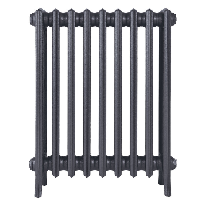 Grace - Astral Grey Mid Cast Iron Column Radiator H700mm x W575mm 4 Column - Wall Hung