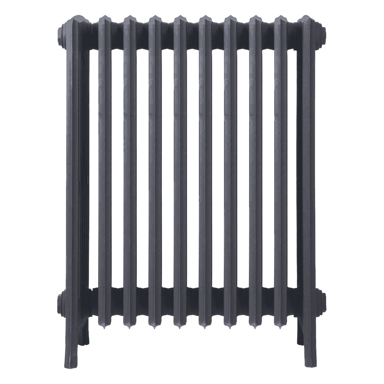 Grace - Astral Grey Mid Cast Iron Column Radiator H700mm x W635mm 6 Column - Wall Hung