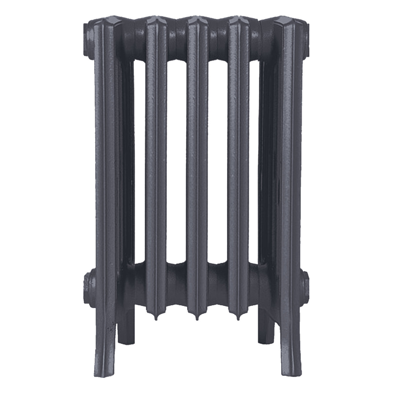 Grace - Astral Grey Mid Cast Iron Column Radiator H450mm x W333mm 6 Column - Wall Hung