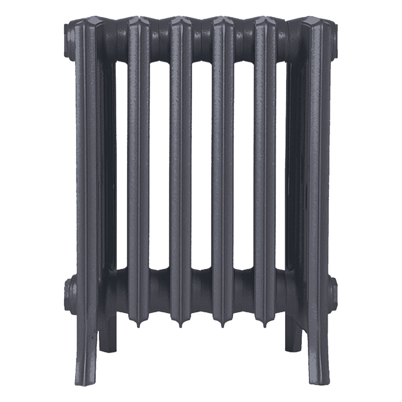 Grace - Astral Grey Mid Cast Iron Column Radiator H450mm x W393mm 6 Column - Wall Hung