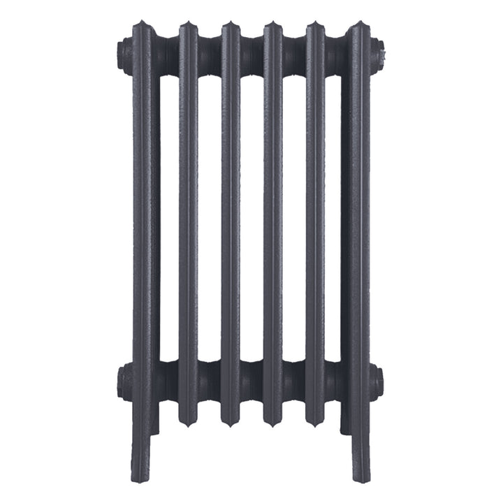 Grace - Astral Grey Mid Cast Iron Column Radiator H650mm x W393mm 6 Column - Floor Standing