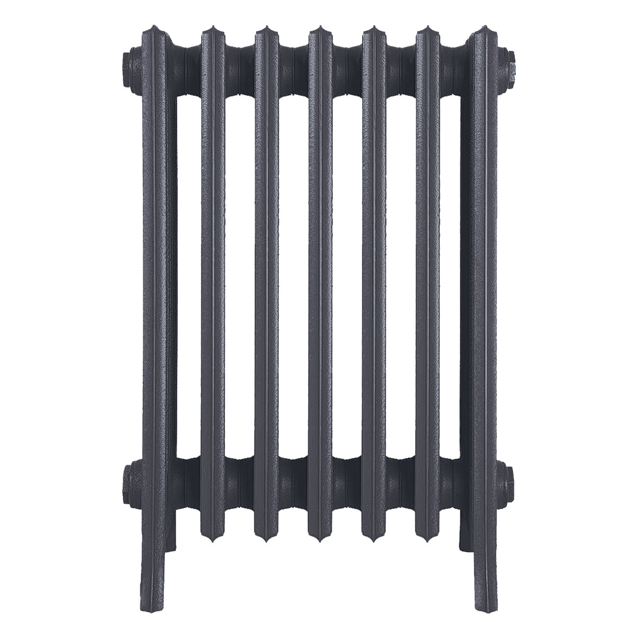 Grace - Astral Grey Mid Cast Iron Column Radiator H650mm x W454mm 6 Column - Floor Standing