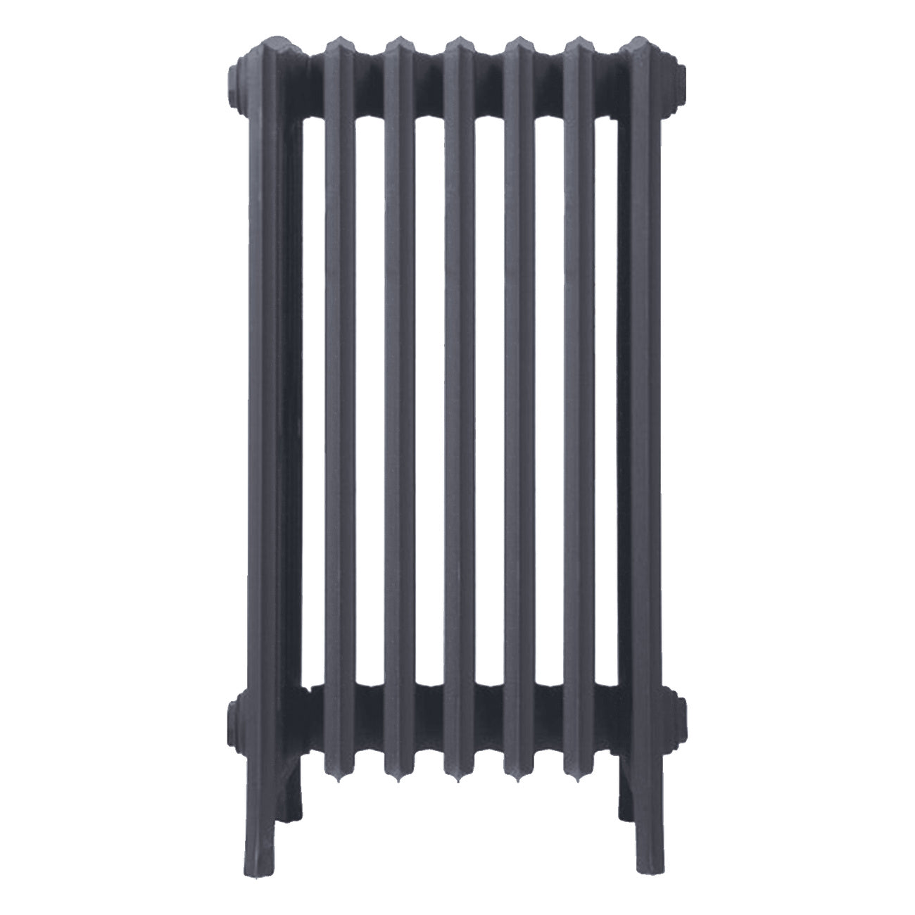 Grace - Astral Grey Mid Cast Iron Column Radiator H700mm x W454mm 6 Column - Wall Hung