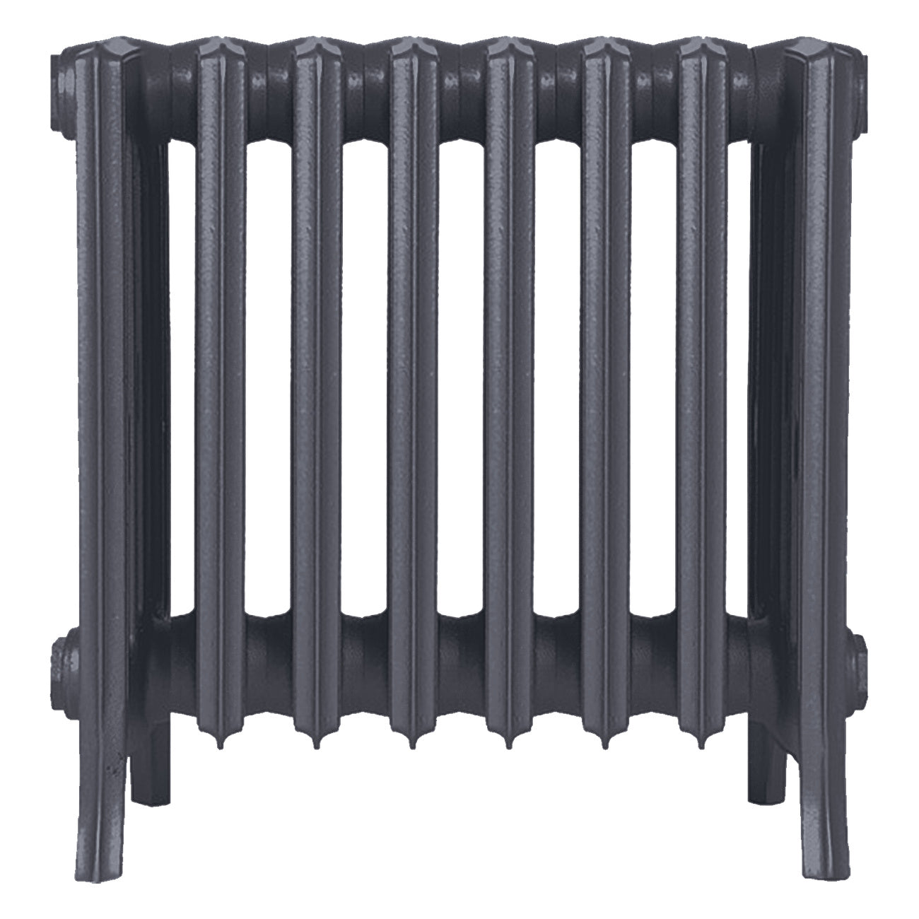 Grace - Astral Grey Mid Cast Iron Column Radiator H450mm x W514mm 6 Column - Wall Hung