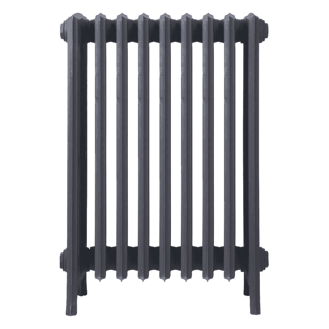 Grace - Astral Grey Mid Cast Iron Column Radiator H700mm x W575mm 6 Column - Wall Hung